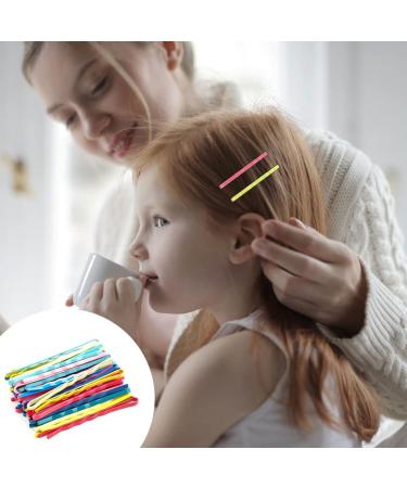 50 Multi-Coloured Metal Hair Clips with Storage Box - 5.5 cm | International Shipping Available - Buy Online on GoSupps.com