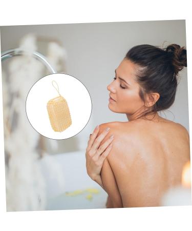 FOMIYES 2pcs Bath Brush and Scrubber Set - Natural Sisal Sponges for Body Exfoliation - Buy Online on GoSupps.com