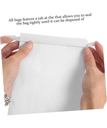 BCOATH 25pcs Disposable Vomit Bags for Adults & Kids - Motion Sickness Relief for Travel & Car - White Paper, Pack of 25 - Buy Online on GoSupps.com