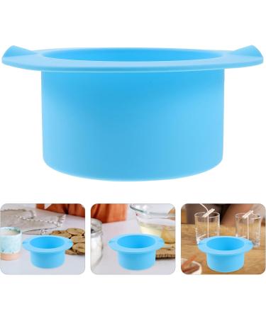 PopetPop Non-Stick Wax Melting Bowls - Set of 2 | Silicone Inner Pot for Hair Removal Wax Warmer | 12x12cm Waxing Heater Liner - Blue - Buy Online on GoSupps.com