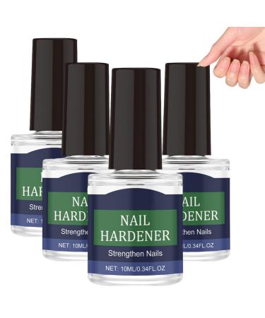 Nbzsmlkn Nail Hardener With Hyaluronic Acid Treatment With Hyaluronic Acid Nail Hardener With Vitamins And Minerals Nourishing Solution Strengthener For Damaged Nails 4 pieces