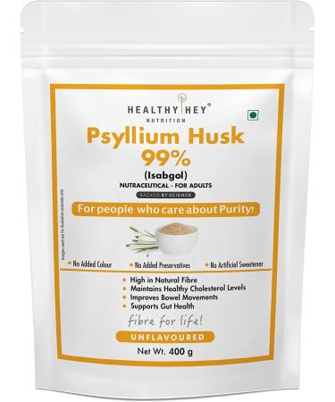 Psyllium Husk 99% - Fibre Support - Pack of 400 Gram Powder