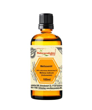 Lemon balm oil (100 ml) 100% pure essential lemon balm oil