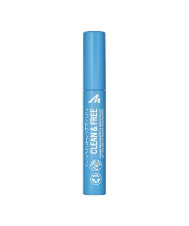 Manhattan Clean & Free Waterproof Mascara - Vegan Nourishing Brown - 7 ml | International Shipping - Buy Online on GoSupps.com