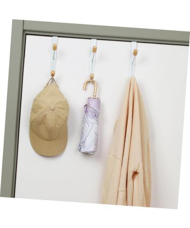 Alipis 2pcs No Punching Door Hook Clothes Rack Towel Holder Towel Rack Over Door Coat Hook Hanger Bags - Buy Online on GoSupps.com