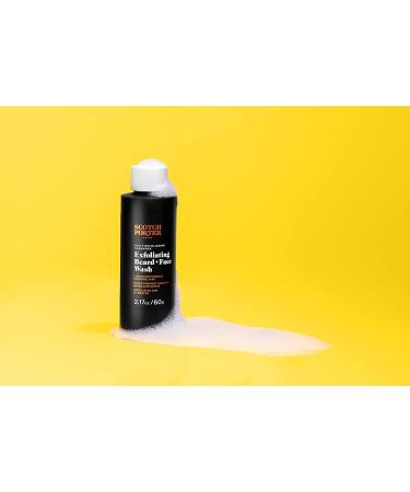 Scotch Porter Exfoliating Beard Wash & Face Cleanser for Men - Travel-Friendly, Non-Toxic Formula | Paraben, Sulfate & Silicone-Free | Vegan - 2.17 oz - Buy Online on GoSupps.com