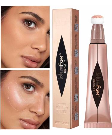 Liquid Wand - Face Highlighter Blushes Stick with Cushion Applicator Super Silky Blushes Smooth Shimmer Highlighter Beauty Wand for Face Cheekbone Glow Pochy Highlight #06 - Buy Online on GoSupps.com
