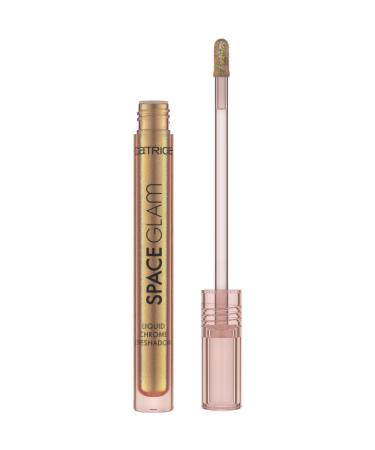 Catrice Cosmetics Space Glam Liquid Chrome Eyeshadow fard paupi res longue dur e r sultat instantan luminescent holographique (2.2ml) Galactic Glamour