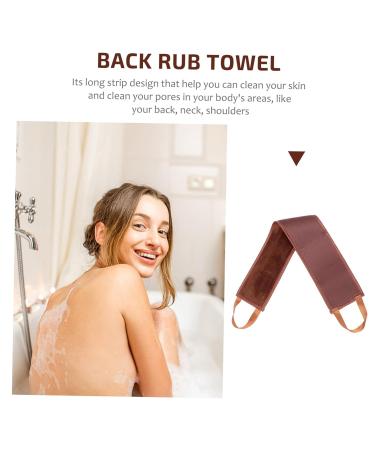 Ipetboom 1pc Back Lotion Applicator Belt for -tanning Body Lotion Application Brown Back Wiping Tool for Reaching Hard Access Areas Includes Scrubber for Skin Care - Buy Online on GoSupps.com