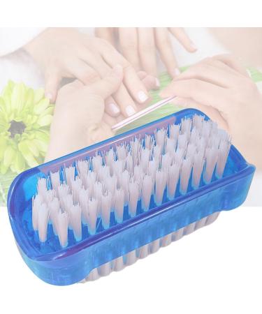 2pcs Nail Cleaning Brush - Double Sided Fingernail Scrub Brushes for Hands & Toes - Portable Scrubber Brush for Home, Garden, and Salon Use (Blue+Red) - Buy Online on GoSupps.com