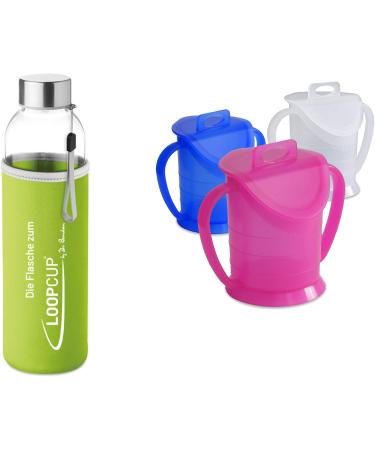 Dr. Berndsen Loopcup - Original Starter Set (Pink) | Learn Maintain Recover | 500ml Flask & 150ml Cup - Perfect for All Ages | International Shipping Available - Buy Online on GoSupps.com
