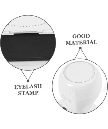 FRCOLOR Eyelash Practice Stamp Eyelash Practice Tool Makeup Applicator Tool Bottom Lash Stamp Eyelashes Prints Stamp Lash Extension Stamp Lower Lash Stamp Eyelash Decor Tool White Plastic 7.20X6.00X4.00CM - Buy Online on GoSupps.com