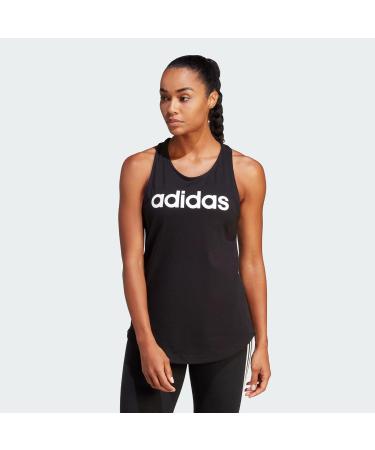 Buy adidas Female Adult Essentials Loose Logo Tank - 1-Pack L Black/White | Shop Internationally for Style & Comfort - Buy Online on GoSupps.com