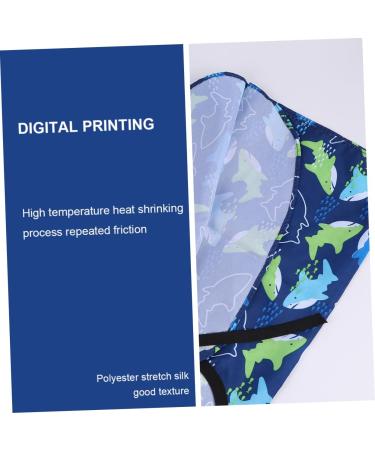 FOMIYES 1pc Haircutting Shawl Haircutting Gown Printing Haircutting Cloth Polyester Pongee Cloth Apron Small Fish Child - Buy Online on GoSupps.com