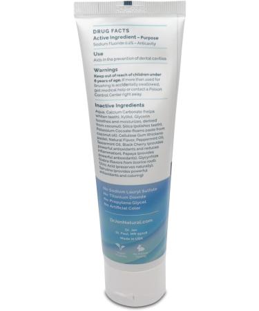 Dr Jen Natural Remineralizing Toothpaste with Fluoride | Dentist Recommended | Essential Oils | Whitens Teeth & Freshens Breath | Strengthen Enamel | 4 oz - Buy Online on GoSupps.com