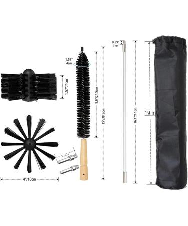 30-Feet Dryer Vent Cleaner Kit | Drill Attachment & Collection Bag | Efficient Home Cleaning Tool - Buy Online on GoSupps.com
