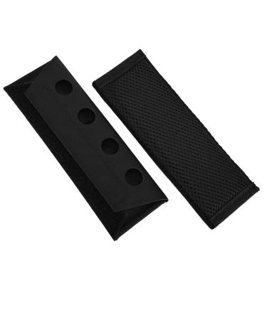tactifans 2 Pack Vest Shoulder Pads Fit 2 Shoulder Strap Comfort Soft Cushion Strap Pads Mesh Padded Lightweight for FCPC JPC Vests Sling Bags Black