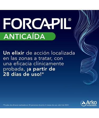 Arkopharma Forcapil S rum Anti-Chute Traitement Intensif pour Renforcer les Cheveux Aide R duire la Chute des Cheveux et Stimule la Croissance Augmente la Densit et la R sistance Cliniquement - Buy Online on GoSupps.com