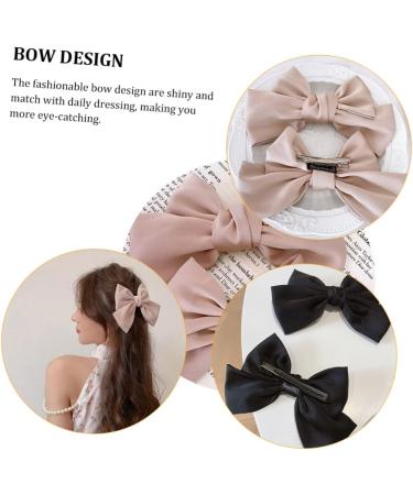 minkissy 6 Pairs bow hairpin hair bows for female hairpin party hair clip Bow Hair Clips big bows hair clips hair pin bowknot new year hair decoration bow clips girl fabric headgear woman - Buy Online on GoSupps.com