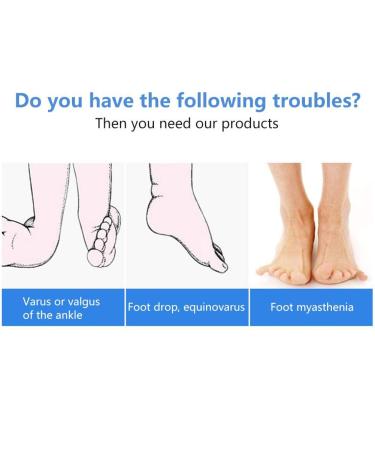 ZJchao AFO Ankle Foot Orthosis - Foot Drop Brace for Postural Correction & Recovery (Right L) | International Shipping Available - Buy Online on GoSupps.com