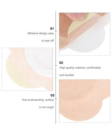 Lurrose Corn Cushions Toe Pad - Self Adhesive Callus Pads for Foot Care - 100pcs 8x8cm Beige - Buy Online on GoSupps.com