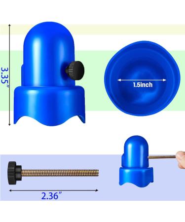 1.5 Trampoline Enclosure Pole Caps Replacement - Set of 8 Caps with Screws - for Net Hook Compatibility - Buy Online on GoSupps.com