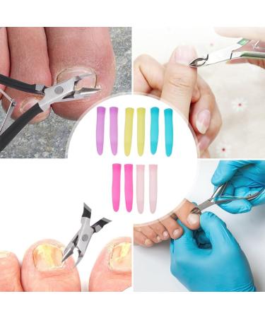 EXCEART 6 Pairs Cuticle Cover Trimmer Handle Cover Cuticle Trimmer Handle Silicone Sleeve Silicone fingertips Sleeve Manicure Tools Nail Nail Nail Polish - Buy Online on GoSupps.com