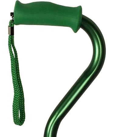 PCP Cane Hand Grip Replacement Medium-Firm Split Rubber Palm Cane Grips Green - Buy Online on GoSupps.com