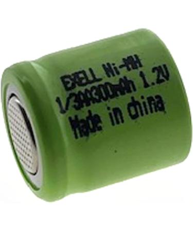 20pc Sizzler Short Chassis 1.2V 1/3AA NiMH 300mAh Flat Top Rechargeable Batteries - Compatible with ANTEATER SIDEBURN HOT HEAD CAMARO T/A & More - International Shipping Available - Buy Online on GoSupps.com