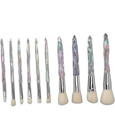 Cosmetic Brush Set Makeup Brush Set 10 Pieces Professional Soft Bristles Easy Coloring for Home - Buy Online on GoSupps.com