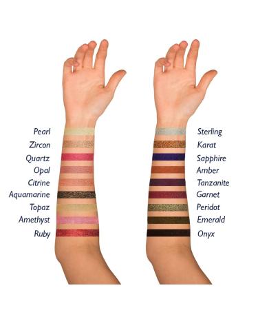 Hidden Gems Eyeshadow Palette - 18 Super Pigmented Shades in Matte, Shimmer, and Duochrome Finishes - Professional Quality, Buttery Soft, Long Lasting - Buy Online on GoSupps.com