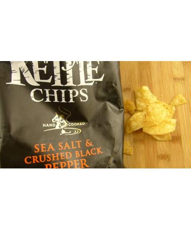 Kettle Chips with Sea Salt/Crushed Black Pepper 150g - Buy Online on GoSupps.com