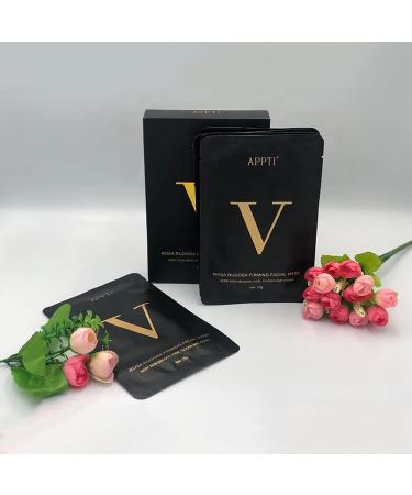 APPTI Double V Shape Chin Reducer Face Lifting Mask Firming Tightening Facial Mask Chin Up Patch V Line Lifting Mask for Women Men Face and Neck Slimmer 5 Pieces - Buy Online on GoSupps.com