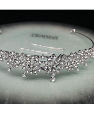 Rhinestone Crystal Tiara Crown Headband for Women - Perfect for Birthday, Pageant, Wedding & Prom - Buy Online on GoSupps.com