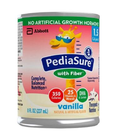 PediaSure 1.5 Cal with Fiber Vanilla / 8 fl oz can/case of 24