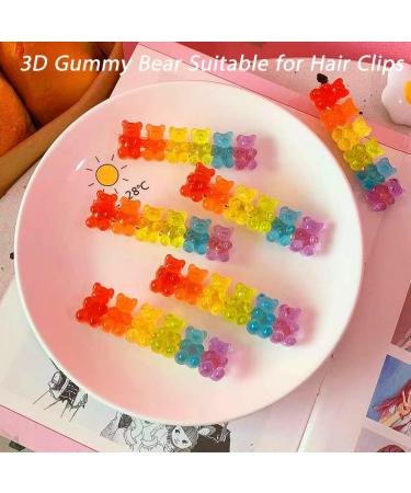 160 Pcs Gummy Bears Nail Charms for Slime and Nail Art - Resin Flatbacks Candy Bear Charms for DIY Crafts and Scrapbooking - Buy Online on GoSupps.com