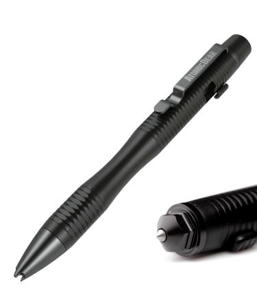 Atomic Bear Tactical Pen - Stealth Pen Pro - Self Defense Pens with Glass Breaker and Writing Tip | Lightweight Polymer Construction | Includes a Pen Defense Class
