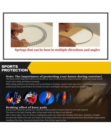 Wyewye Knee Supports for Men and Women - Knee Pads for Work, Sports, Arthritis - Joint Pain Relief - Black - Buy Online on GoSupps.com