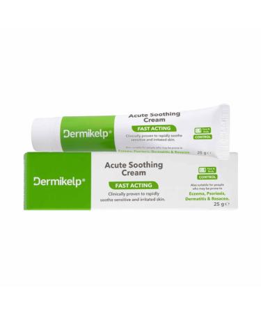 Dermikelp Acute Soothing Cream - Fast Care for Sensitive and Irritated Skin - Reduces Redness - Dermatologically Tested with Natural Active Ingredient