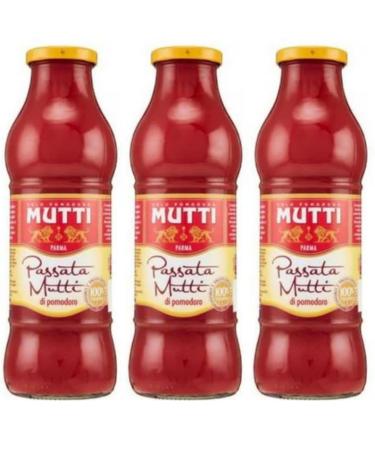 Passata Tomato Puree Tomatoes 700 Mililiters x 3 Pieces