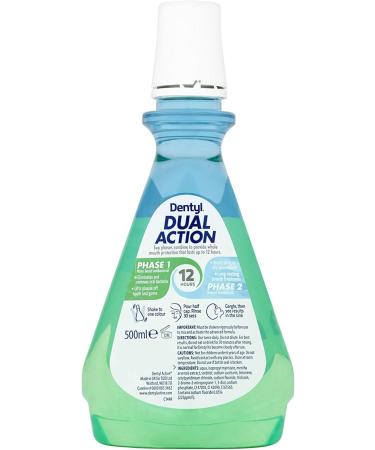 Smooth Mint Mouthwash 500ml by Dentyl Ph - Refreshing Oral Care for Fresh Breath | International Shipping Available - Buy Online on GoSupps.com