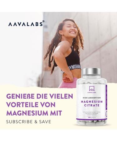 High-Dose Magnesium Citrate Capsules 2231mg - 180 Vegan Capsules for Optimal Absorption | Tri-Magnesium Citrate Powder 357mg Daily Dose - Buy Online on GoSupps.com