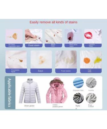 Stain Removal Wet Wipes Portable Emergency Clothing Decontamination Wipes Emergency Stain Removal Wipes Down Jacket Cleaning Wipes Powerfully Removes Oil Stains 20 Pcs/Pack (2 pc) - Buy Online on GoSupps.com