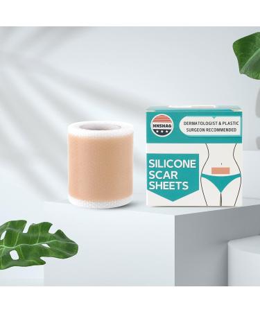 Invisible Silicone Scar Sheets 1.6x60 Roll - Soft, Breathable & Waterproof Gel for C-Section & Body Scars - Buy Online on GoSupps.com