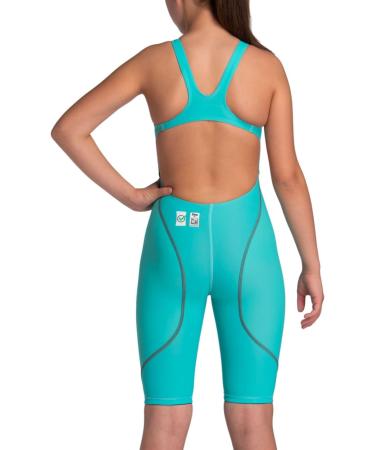 Arena Girls Powerskin ST Next Knee Skin - Aquamarine 152 Blue | High-Performance Swimwear for Competitive Swimmers - Shop Internationally - Buy Online on GoSupps.com