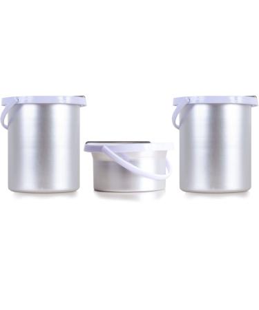 SUNSTZZE WOCKERHITER OUT set for 0.5l and 2 x for 1l.Ideal for wax pearls wax blocks warm wax and hot wax for clean and safe working with plastic handle.
