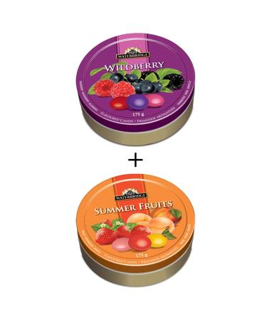 Waterbridge Travel Tin Summer Fruits 175g + Waterbridge Travel Tin Wild Berry 175g