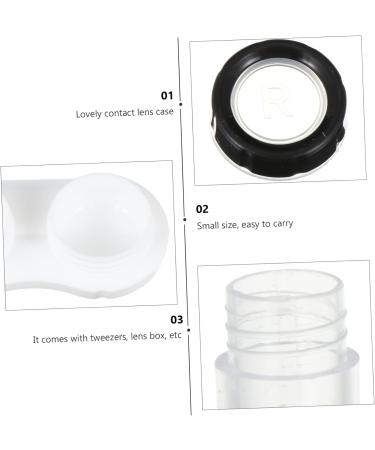 Solustrative Contact Lens Container & Travel Case | Tweezers & Applicator Tool | Stylish & Compact Eyewear Accessories | Ideal for International Shipping - Buy Online on GoSupps.com