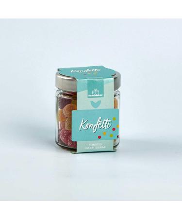 naschlabor Set of 2 New Year Marshmallows 100g + Fruit Candy Confetti 120g | New Year Gift | New Year Gift | Gift for Your Loved Ones - Buy Online on GoSupps.com