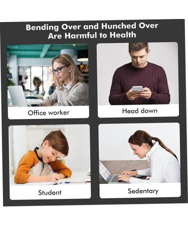 Posture Corrector Neck Posture Corrector with Smart Vibration Reminder Neck Hump Corrector Help Maintain Correct Sitting and Standing Posture Posture Corrector Intelligent(Unisex) Black - Buy Online on GoSupps.com